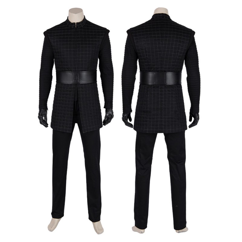 Kylo Ren Cosplay Costume Star Wars The Rise of Skywalker Black Suit