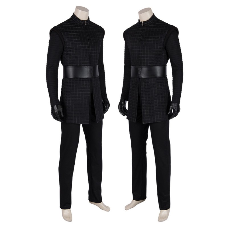 Kylo Ren Cosplay Costume Star Wars The Rise of Skywalker Black Suit