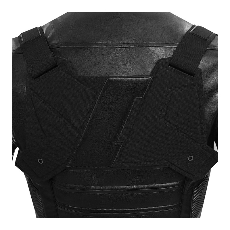 Captain America The Winter Soldier Cosplay Costume Bucky Barnes Black Suit Full Set