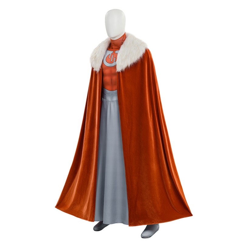 Invincible Season 4 Rex Splode Cosplay Costume for Men Printed Suit with Cape