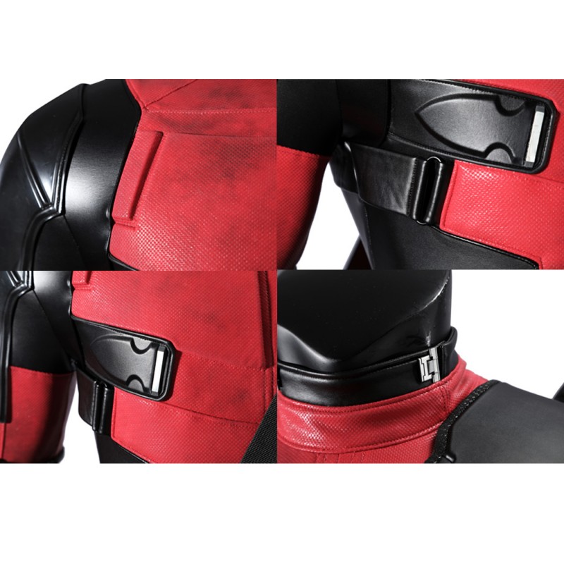Deadpool 2 Wade Wilson Cosplay Costume Superhero Suit Upgraded Version