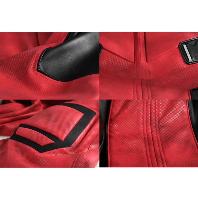 Deadpool 2 Wade Wilson Cosplay Costume Superhero Suit Upgraded Version