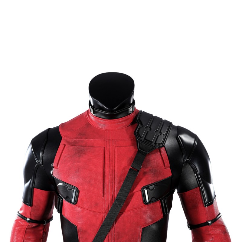 Deadpool 2 Wade Wilson Cosplay Costume Superhero Suit Upgraded Version