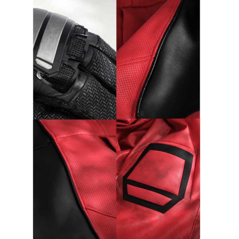 Deadpool 2 Wade Wilson Cosplay Costume Superhero Suit Upgraded Version