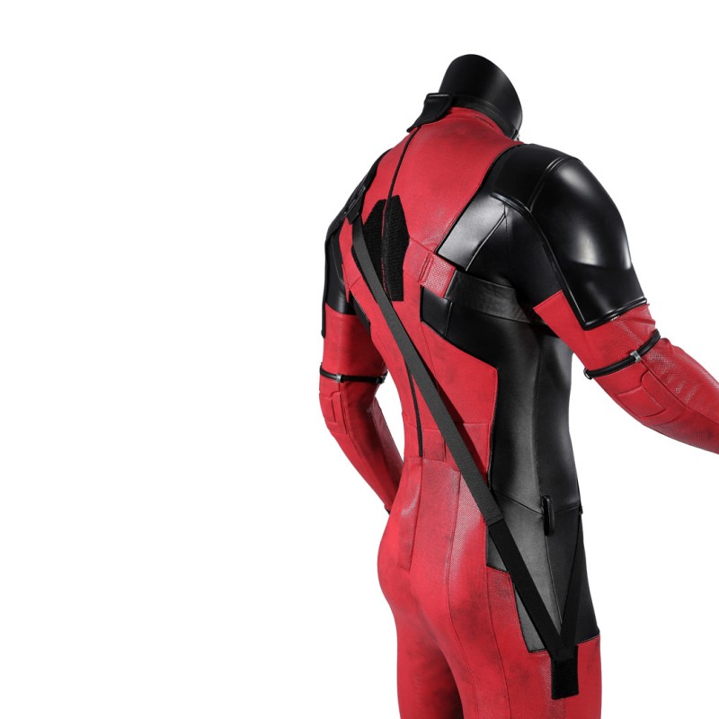 Deadpool 2 Wade Wilson Cosplay Costume Superhero Suit Upgraded Version