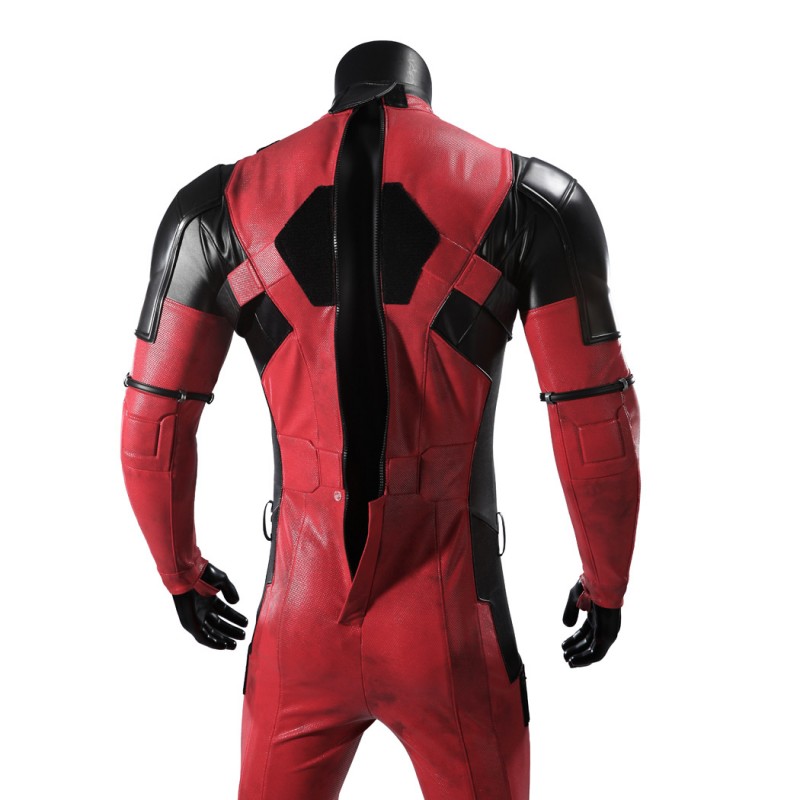 Deadpool 2 Wade Wilson Cosplay Costume Superhero Suit Upgraded Version