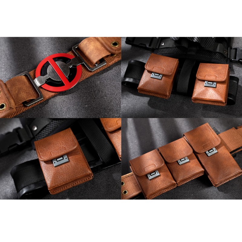 Deadpool Wade Wilson Cosplay Costume Superhero Suit Full Set for Men