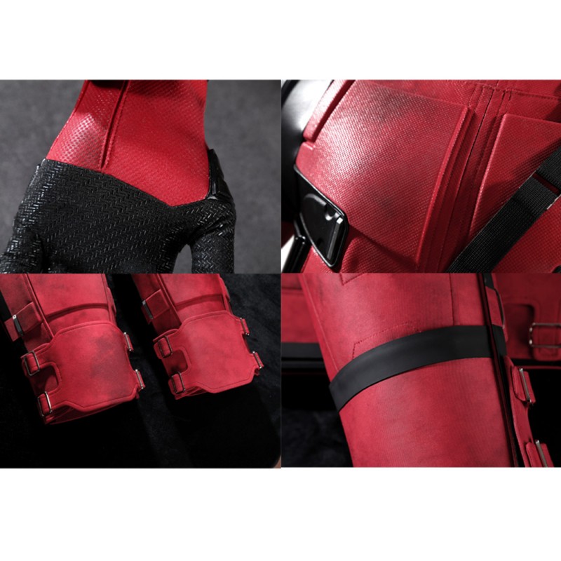 Deadpool Wade Wilson Cosplay Costume Superhero Suit Full Set for Men
