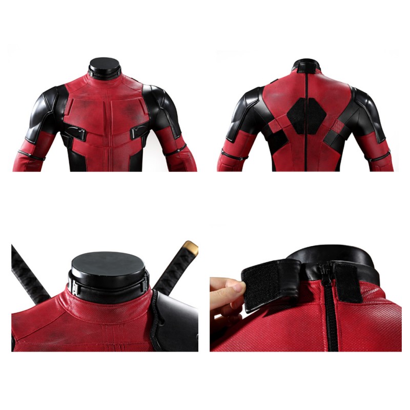 Deadpool Wade Wilson Cosplay Costume Superhero Suit Full Set for Men