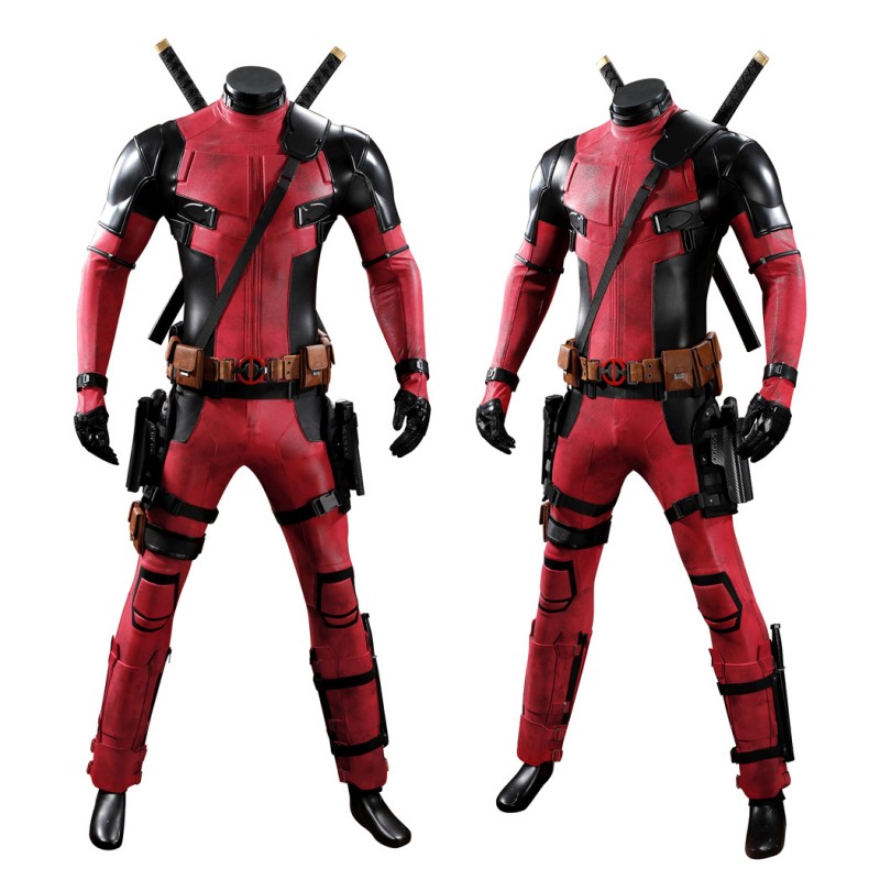 Deadpool Wade Wilson Cosplay Costume Superhero Suit Full Set for Men