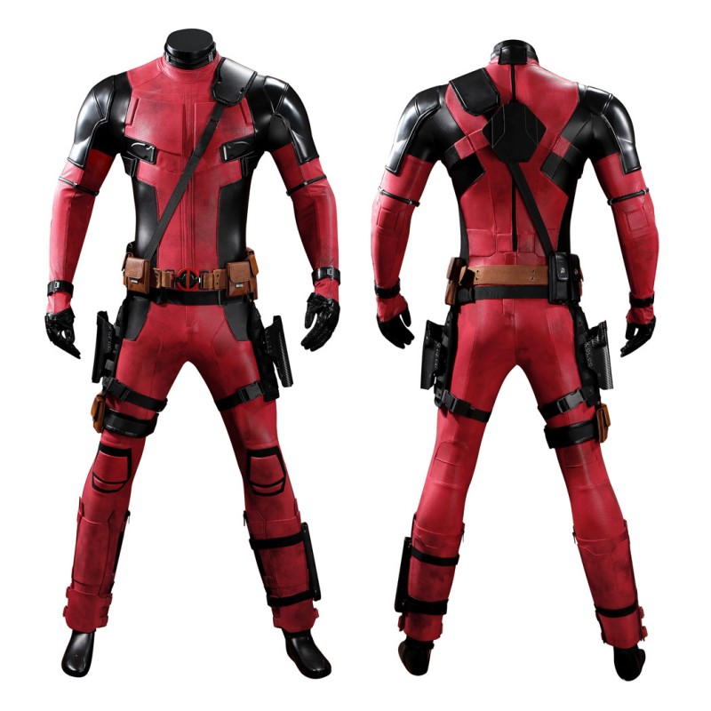 Deadpool Wade Wilson Cosplay Costume Superhero Suit Full Set for Men
