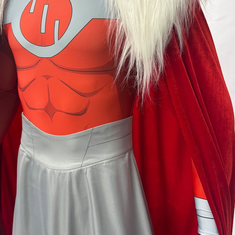 Thragg Costume Invincible Season 4 Cosplay Jumpsuit Printed Suit Adult Outfit