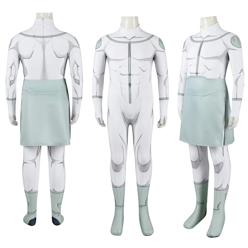 Kids Invincible Viltrum Mark Jumpsuit Cosplay Costume Printed Suit