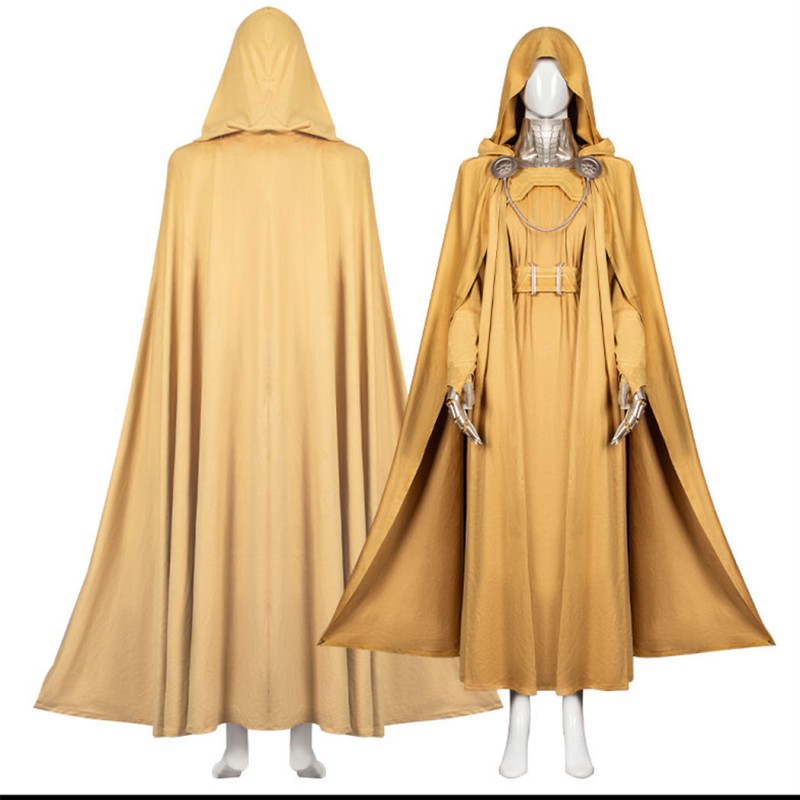 Avengers Doomsday Latveria Witch Robe Cosplay Costume Green Yellow Purple Cloak Women Cape Suit
