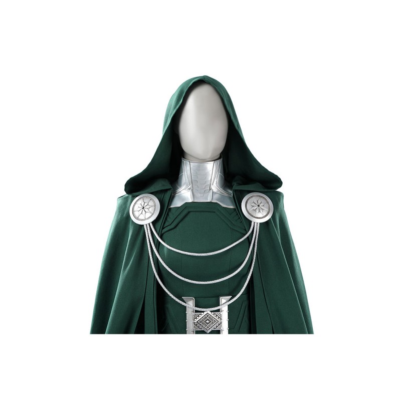 Avengers Doomsday Latverian Witch Cosplay Costume Green Outfit Women Suit with Cape