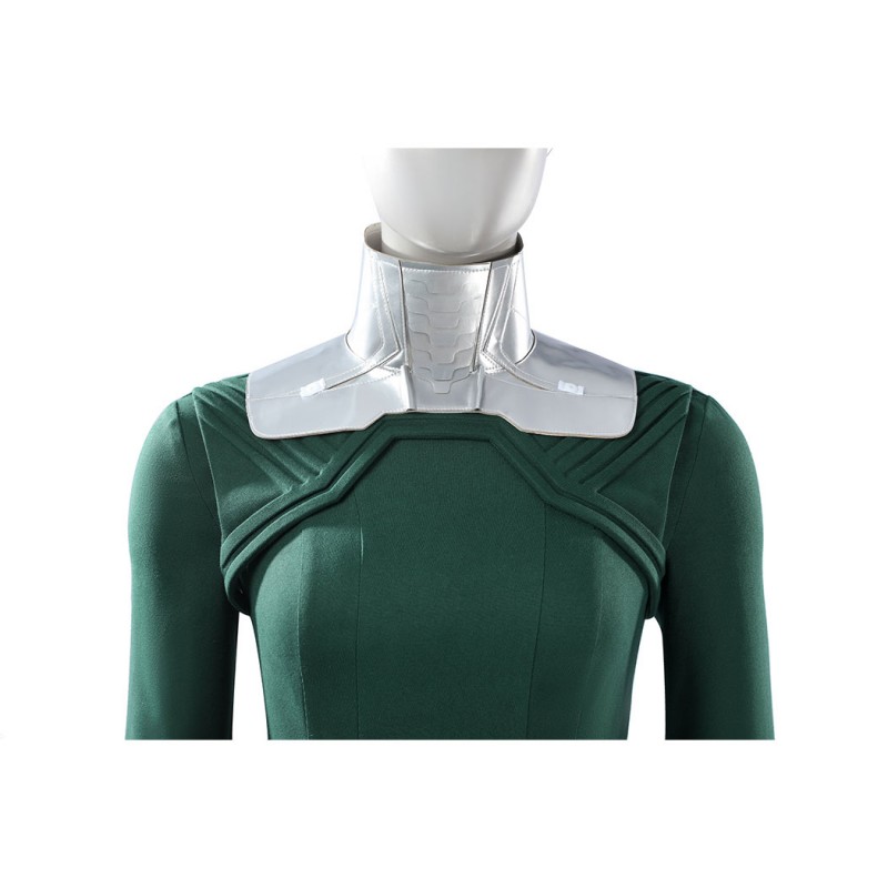 Avengers Doomsday Latverian Witch Cosplay Costume Green Outfit Women Suit with Cape