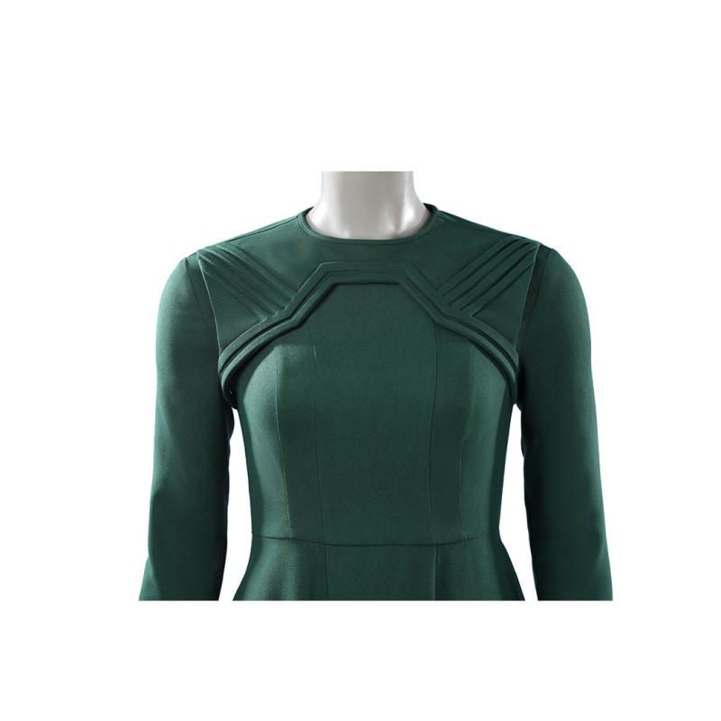 Avengers Doomsday Latverian Witch Cosplay Costume Green Outfit Women Suit with Cape