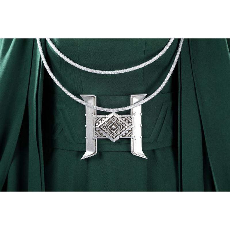 Avengers Doomsday Latverian Witch Cosplay Costume Green Outfit Women Suit with Cape