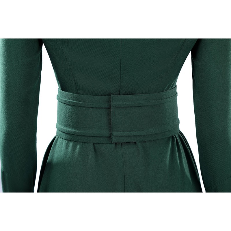 Avengers Doomsday Latverian Witch Cosplay Costume Green Outfit Women Suit with Cape