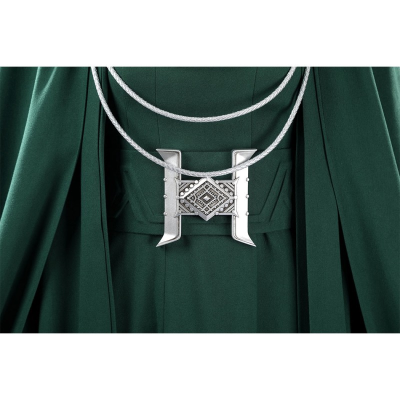 Avengers Doomsday Latverian Witch Cosplay Costume Green Outfit Women Suit with Cape