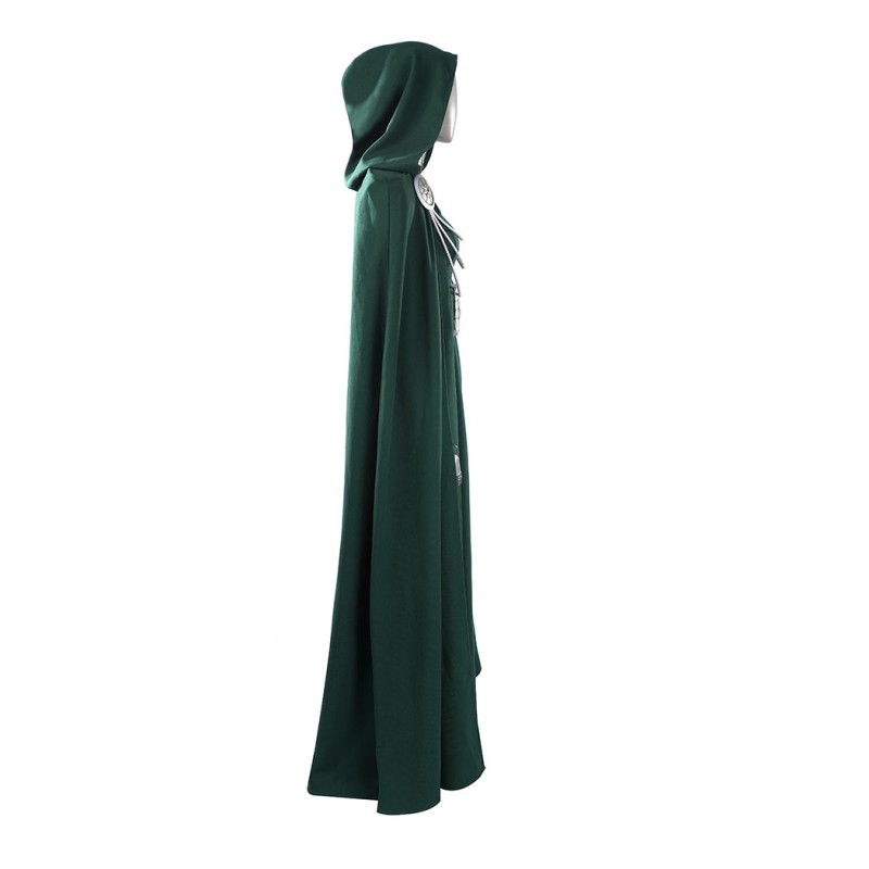 Avengers Doomsday Latverian Witch Cosplay Costume Green Outfit Women Suit with Cape