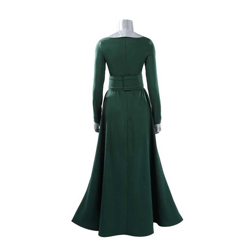 Avengers Doomsday Latverian Witch Cosplay Costume Green Outfit Women Suit with Cape