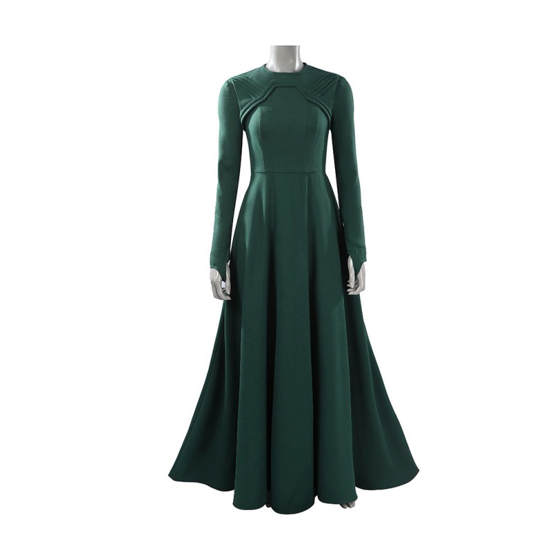 Avengers Doomsday Latverian Witch Cosplay Costume Green Outfit Women Suit with Cape