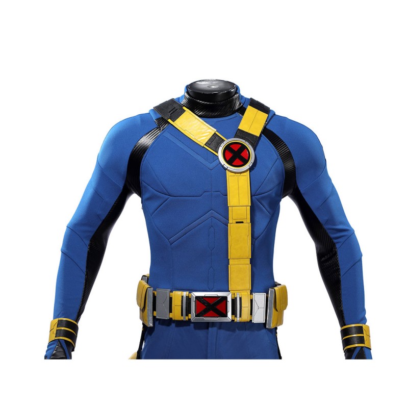 Avengers Doomsday Cyclops Costume Scott Summers X-Men Cosplay Suit Blue & Yellow Outfit
