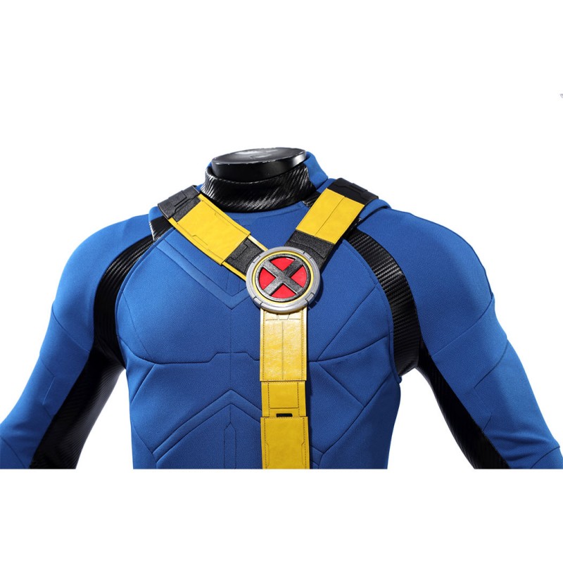 Avengers Doomsday Cyclops Costume Scott Summers X-Men Cosplay Suit Blue & Yellow Outfit