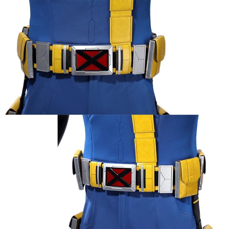 Avengers Doomsday Cyclops Costume Scott Summers X-Men Cosplay Suit Blue & Yellow Outfit