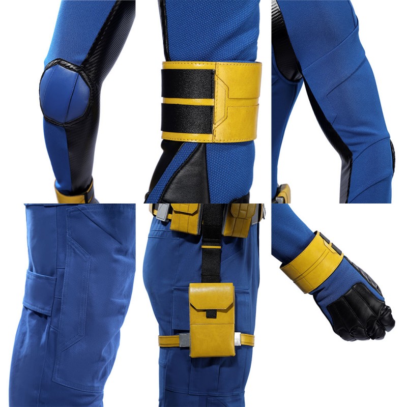Avengers Doomsday Cyclops Costume Scott Summers X-Men Cosplay Suit Blue & Yellow Outfit
