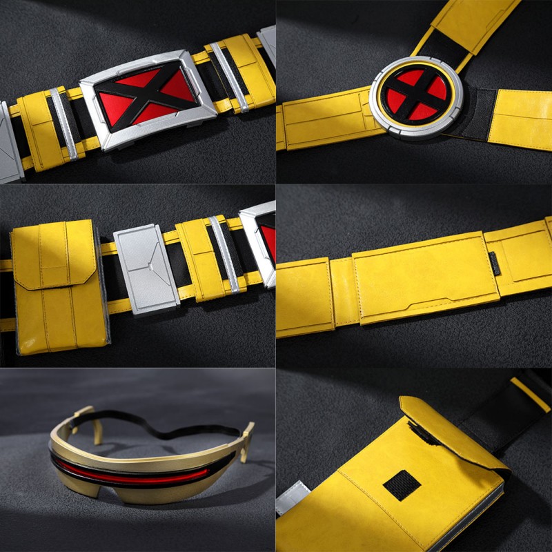 Avengers Doomsday Cyclops Costume Scott Summers X-Men Cosplay Suit Blue & Yellow Outfit