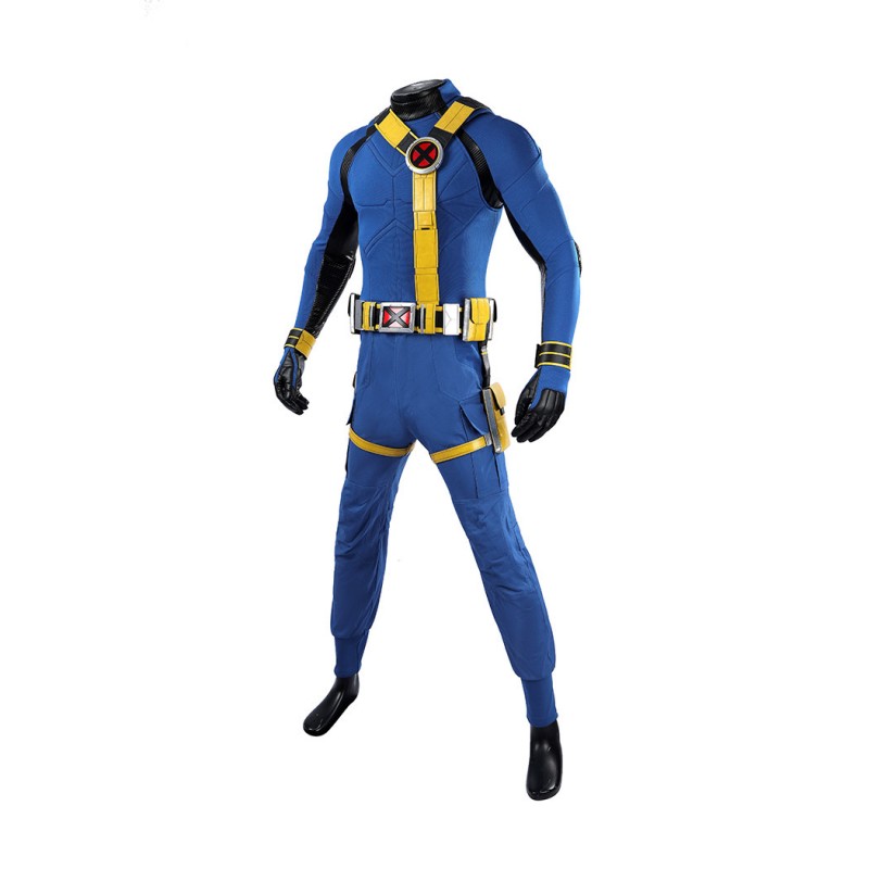 Avengers Doomsday Cyclops Costume Scott Summers X-Men Cosplay Suit Blue & Yellow Outfit