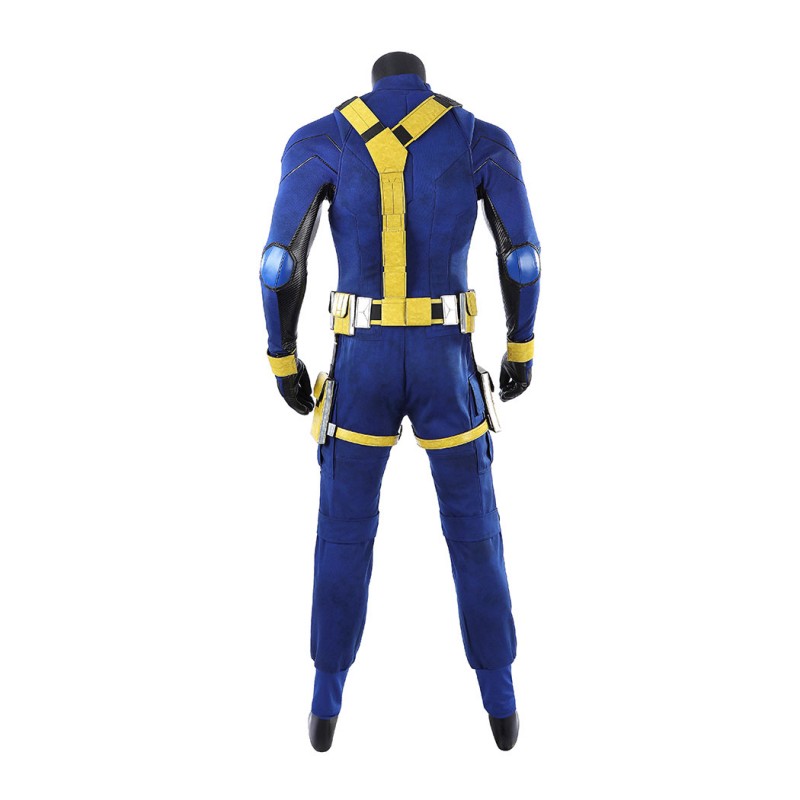 Avengers Doomsday Cyclops Costume Scott Summers X-Men Cosplay Suit Blue & Yellow Outfit