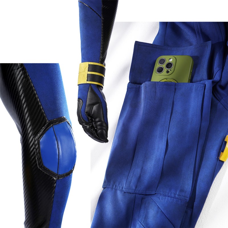 Avengers Doomsday Cyclops Costume Scott Summers X-Men Cosplay Suit Blue & Yellow Outfit