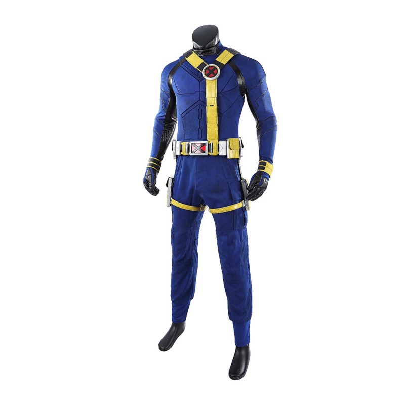 Avengers Doomsday Cyclops Costume Scott Summers X-Men Cosplay Suit Blue & Yellow Outfit