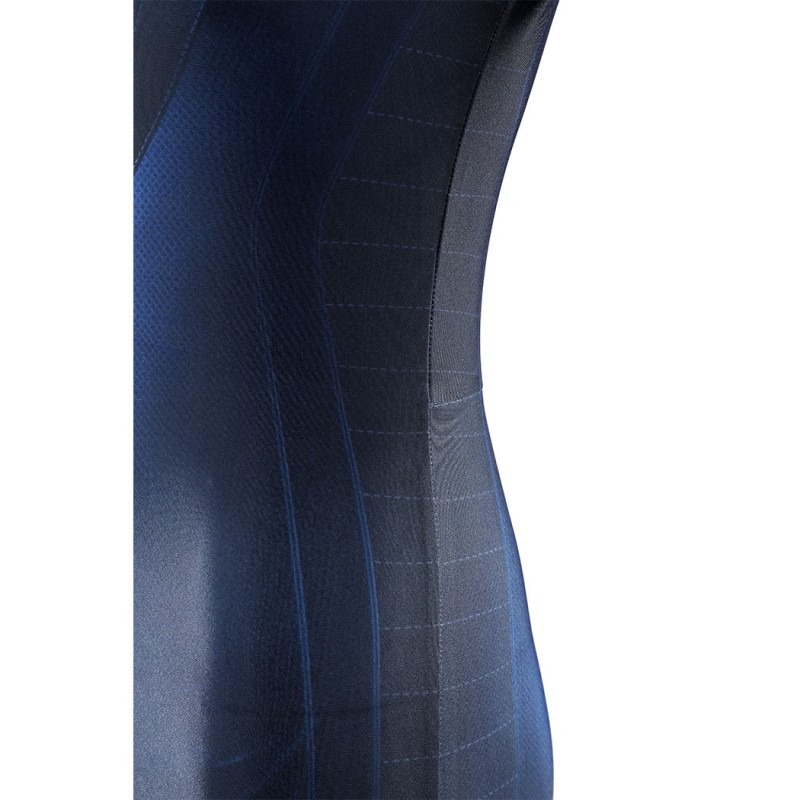 Invisible Woman Fantastic Four 2005 Cosplay Costume Susan Storm Navy Polyester Printed Jumpsuit