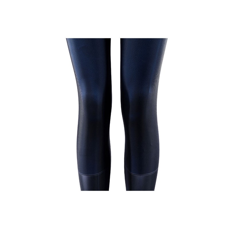Invisible Woman Fantastic Four 2005 Cosplay Costume Susan Storm Navy Polyester Printed Jumpsuit