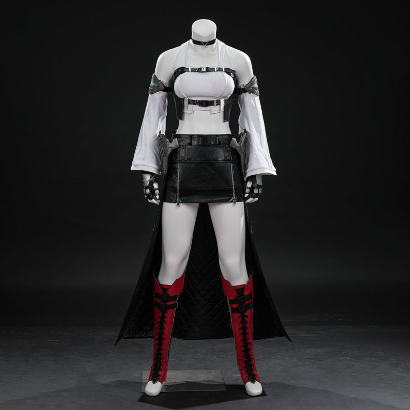 Tifa Lockhart Black Mage Cosplay Costume Final Fantasy 7 Women Halloween Outfit