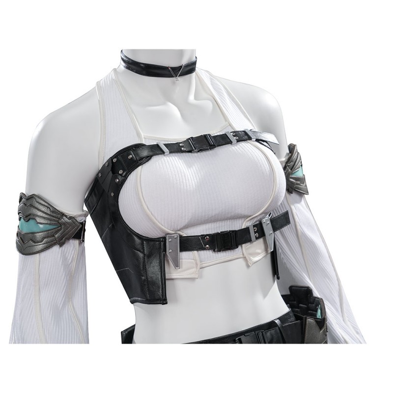 Tifa Lockhart Black Mage Cosplay Costume Final Fantasy 7 Women Halloween Outfit