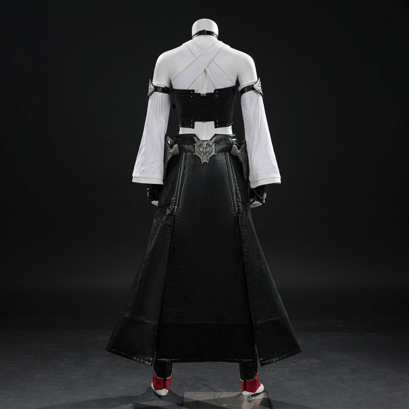 Tifa Lockhart Black Mage Cosplay Costume Final Fantasy 7 Women Halloween Outfit