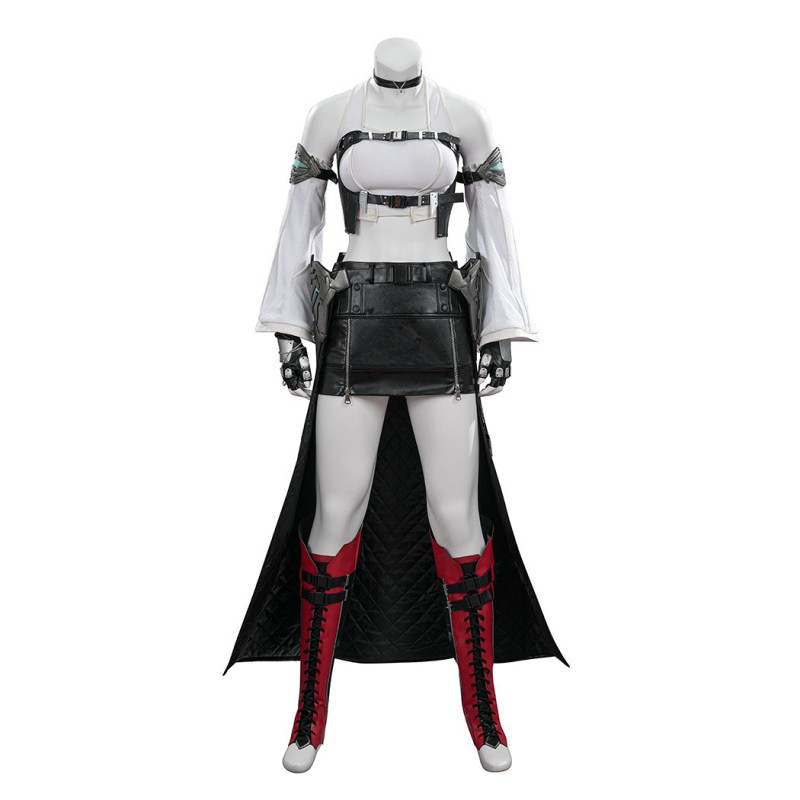 Tifa Lockhart Black Mage Cosplay Costume Final Fantasy 7 Women Halloween Outfit
