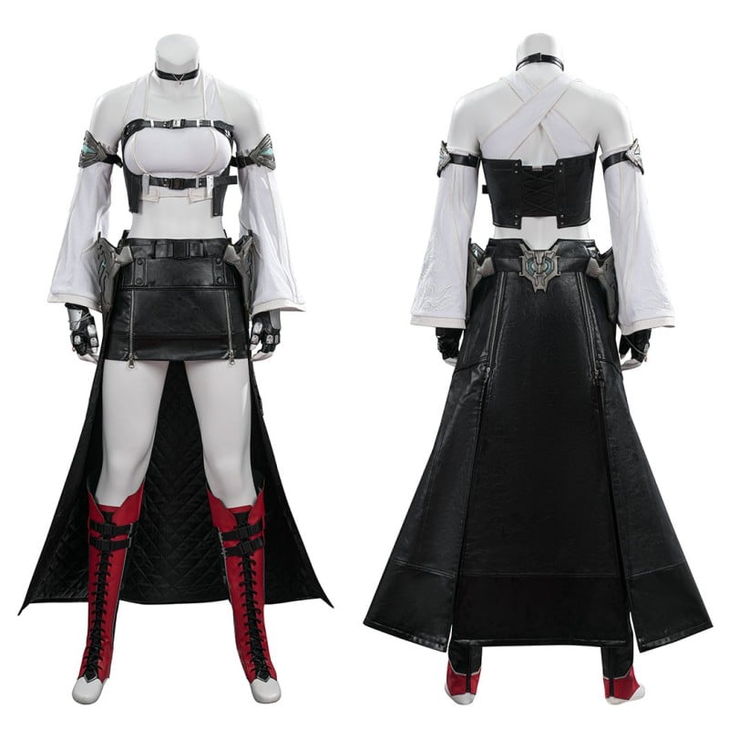 Tifa Lockhart Black Mage Cosplay Costume Final Fantasy 7 Women Halloween Outfit
