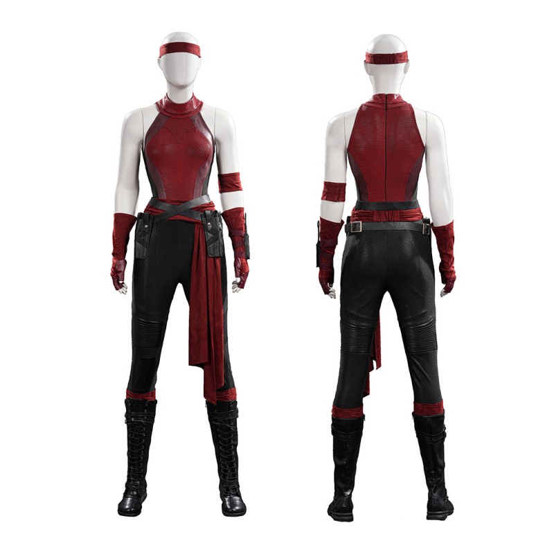Daredevil Born Again Season 3 Elektra Cosplay Costume for Women Superhero Halloween Outfit