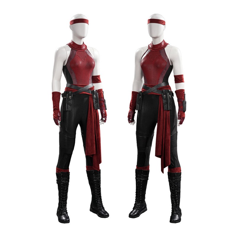 Daredevil Born Again Season 3 Elektra Cosplay Costume for Women Superhero Halloween Outfit