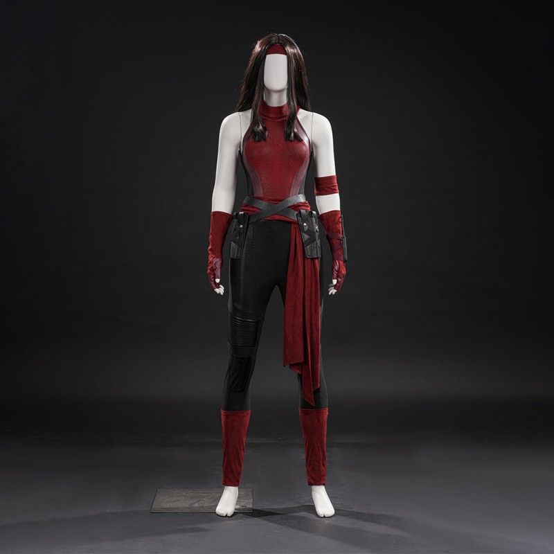 Daredevil Born Again Season 3 Elektra Cosplay Costume for Women Superhero Halloween Outfit