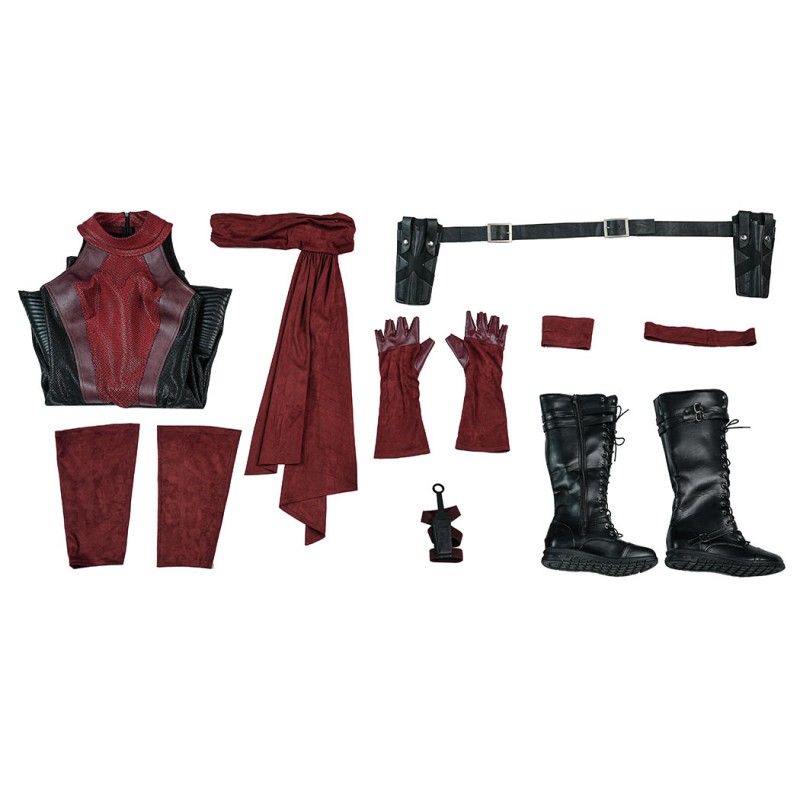 Daredevil Born Again Season 3 Elektra Cosplay Costume for Women Superhero Halloween Outfit