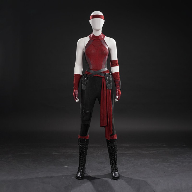 Daredevil Born Again Season 3 Elektra Cosplay Costume for Women Superhero Halloween Outfit