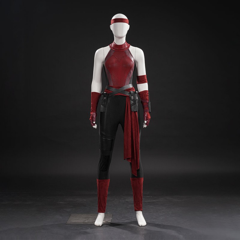 Daredevil Born Again Season 3 Elektra Cosplay Costume for Women Superhero Halloween Outfit