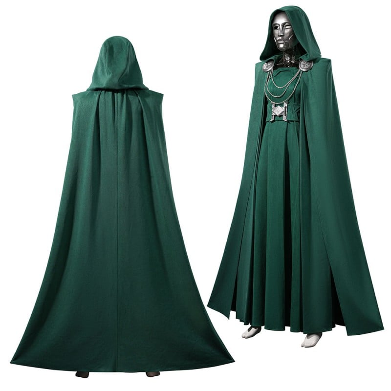 Avengers Doomsday Latverian Witch Costume Green Cosplay Suit